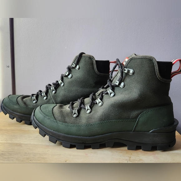 WOMENS HUNTER CANVAS DESERT COMMANDO BOOTS (10/42) - Picture 5 of 5